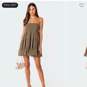 Edikted Olive Midi Dress